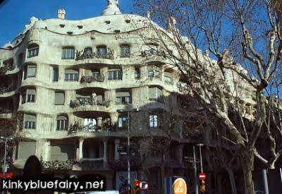 casa mila by gaudi, barcelona