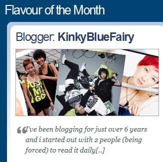 Kinkybluefairy - Nuffnang featured blogger