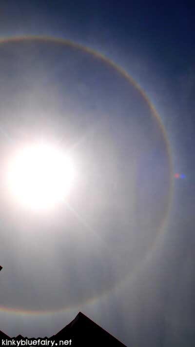 rainbow sun corona