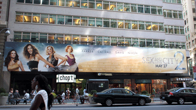 SATC 2 billboard New York