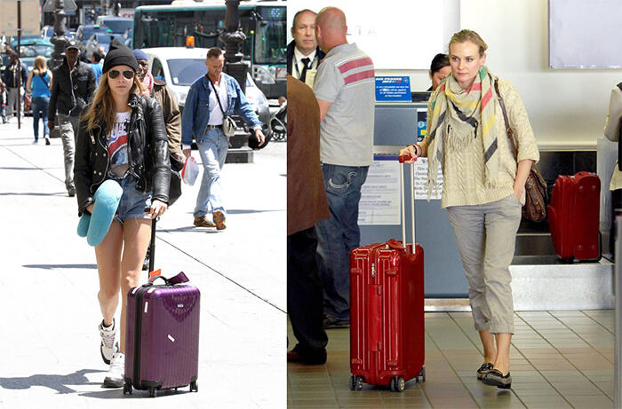 celebrity rimowa luggage