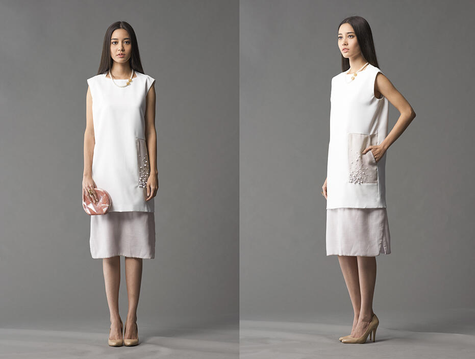 Maricel for CUEVOLUTION product 3 Dress with embellished sheer pockets 4