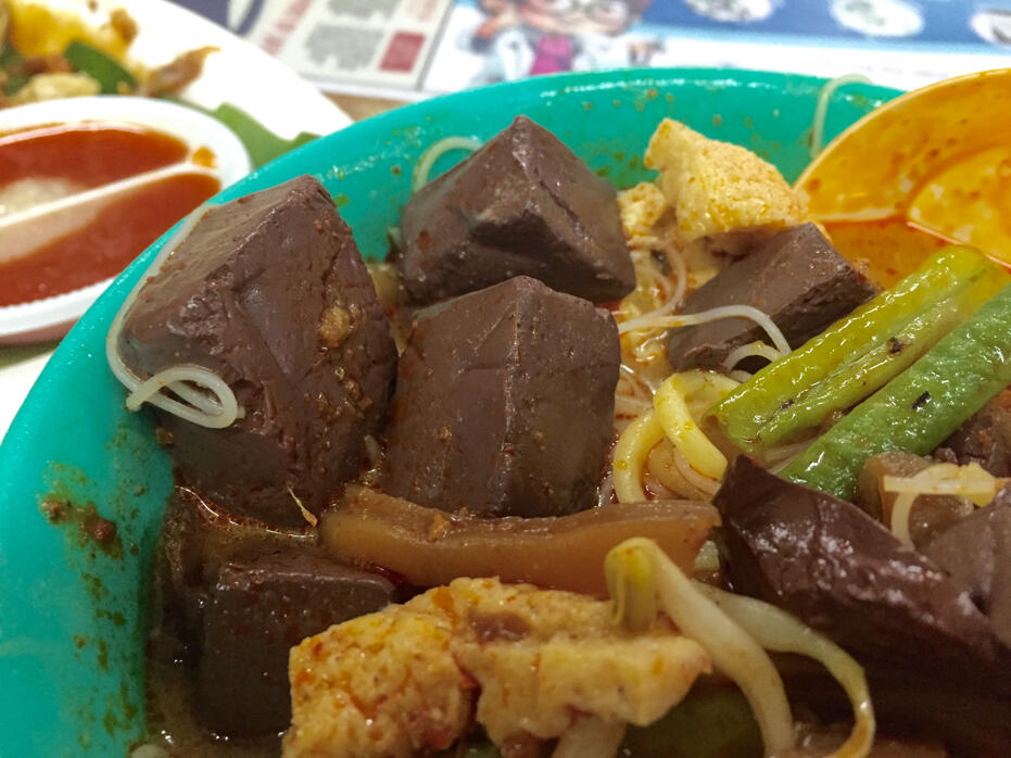 Penang June 2016- food and wedding penang curry noodle-3