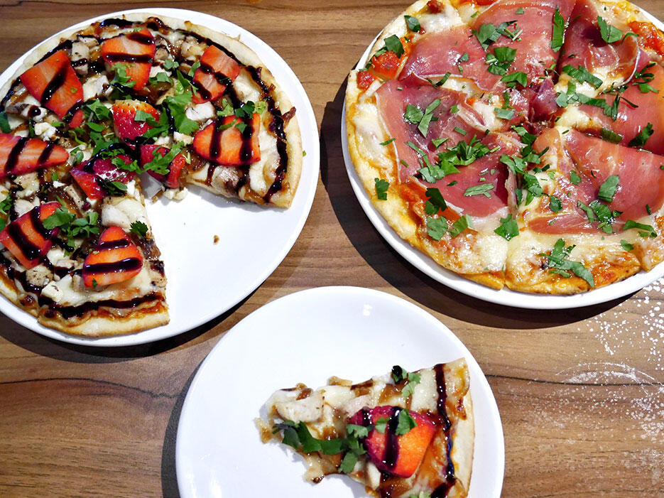 Tiki-Taka-KL-Malaysia-18-Spicy-Serrano pizza-and-Strawberry-Chicken pizza