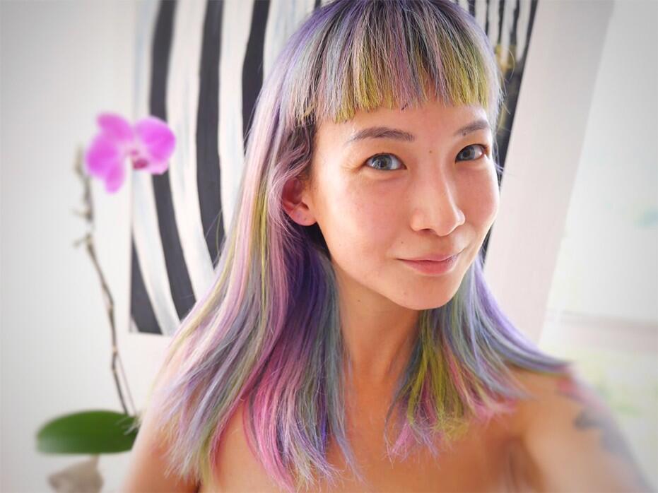Centro Hair Salon Joyce Wong Rainbow Hair