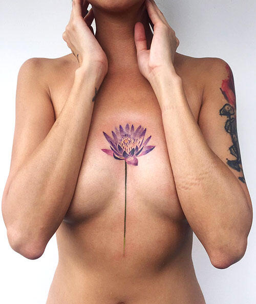 lotus-tattoo pis sarro artful ink bali